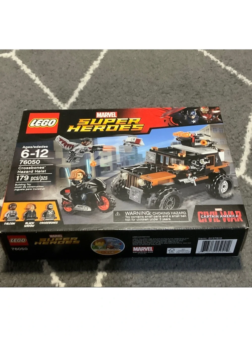 LEGO Marvel Super Heroes Orange & Black Crossbones Hazard Heist Set